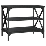 NNEVL TV Cabinet Black 60x40x50 cm Engineered Wood