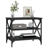 NNEVL TV Cabinet Black 60x40x50 cm Engineered Wood