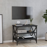 NNEVL TV Cabinet Black 60x40x50 cm Engineered Wood