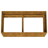 NNEVL Garden Raised Bed 200x40x40 cm Corten Steel