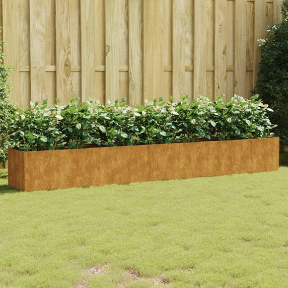 NNEVL Garden Raised Bed 280x40x40 cm Corten Steel