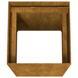 NNEVL Planter 40x40x80 cm Corten Steel