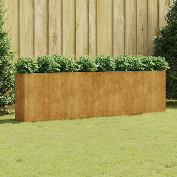 NNEVL Garden Raised Bed 280x40x80 cm Corten Steel