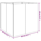 NNEVL Planter 80x80x80 cm Corten Steel