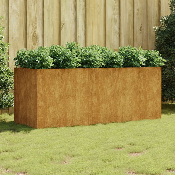 NNEVL Garden Raised Bed 200x80x80 cm Corten Steel