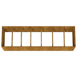 NNEVL Garden Raised Bed 280x80x80 cm Corten Steel