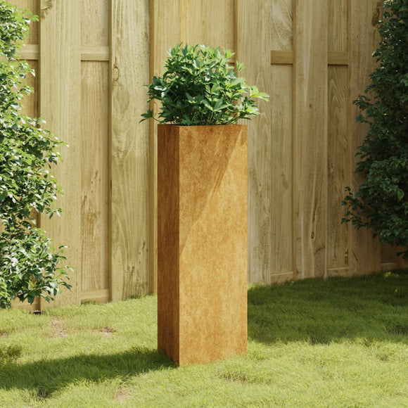 NNEVL Garden Planter 30x26x75 cm Corten Steel