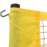 NNEVL Badminton Net Yellow and Black 600x155 cm PE Fabric