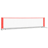 NNEVL Tennis Net Black and Red 400x100x87 cm Polyester