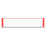 NNEVL Tennis Net Black and Red 400x100x87 cm Polyester