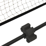 NNEVL Tennis Net Black and Red 400x100x87 cm Polyester