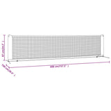 NNEVL Tennis Net Black and Red 400x100x87 cm Polyester