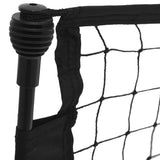 NNEVL Football Rebounder Net Black and Yellow 183x85x120 cm Polyester