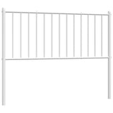 NNEVL Metal Headboard White 107 cm King Single
