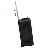 NNEVL Wheeled Flight Case Black 58x45x27 cm PP