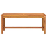 NNEVL Garden Bench 110x35x45 cm Solid Wood Acacia