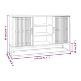 NNEVL Sideboard 105x30x65 cm Engineered Wood