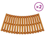 NNEVL Spa Steps 2 pcs Solid Wood Acacia