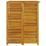 NNEVL Single Garbage Bin Shed 70x89x117 cm Solid Wood Acacia