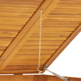 NNEVL Single Garbage Bin Shed 70x89x117 cm Solid Wood Acacia