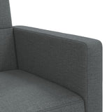 NNEVL Sofa Bed with Cushions Dark Grey Fabric