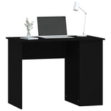 NNEVL Desk Black 100x55x75 cm Engineered Wood