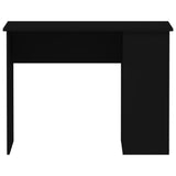 NNEVL Desk Black 100x55x75 cm Engineered Wood