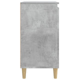 NNEVL Bedside Cabinets 2 pcs Concrete Grey 40x35x70 cm Engineered Wood