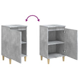 NNEVL Bedside Cabinets 2 pcs Concrete Grey 40x35x70 cm Engineered Wood