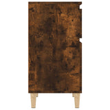 NNEVL Bedside Cabinets 2 pcs Smoked Oak 40x35x70 cm