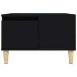 NNEVL Coffee Table Black 55x55x36.5 cm Engineered Wood