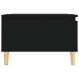 NNEVL Coffee Table Black 55x55x36.5 cm Engineered Wood