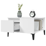 NNEVL Coffee Table White 55x55x36.5 cm Engineered Wood