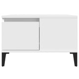NNEVL Coffee Table White 55x55x36.5 cm Engineered Wood