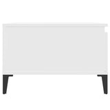 NNEVL Coffee Table White 55x55x36.5 cm Engineered Wood