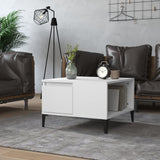 NNEVL Coffee Table White 55x55x36.5 cm Engineered Wood