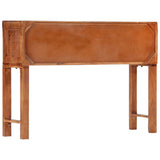 NNEVL Console Table 120x32x80 cm Solid Rough Wood Acacia