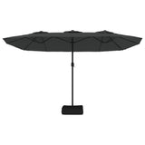 NNEVL Double-Head Parasol Anthracite 449x245 cm