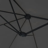 NNEVL Double-Head Parasol with LEDs Anthracite 449x245 cm