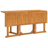 NNEVL Folding Butterfly Garden Table 150x90x75 cm Solid Wood Teak
