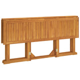 NNEVL Folding Butterfly Garden Table 150x90x75 cm Solid Wood Teak