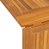 NNEVL Folding Butterfly Garden Table 150x90x75 cm Solid Wood Teak