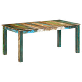 NNEVL Dining Table 180x90x76 cm Solid Wood Reclaimed