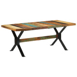 NNEVL Dining Table 180x90x73 cm Solid Wood Reclaimed