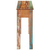 NNEVL Console Table 110x30x75 cm Solid Wood Reclaimed