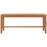 NNEVL Garden Bench 110 cm Solid Wood Eucalyptus