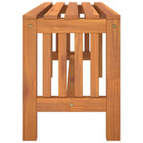 NNEVL Garden Bench 110 cm Solid Wood Eucalyptus