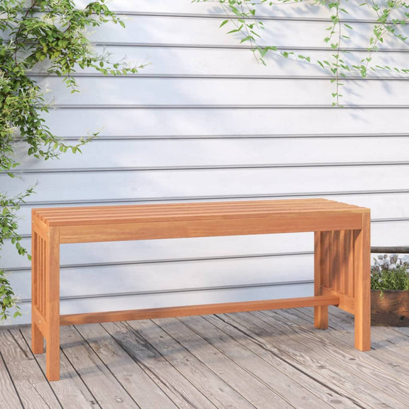 NNEVL Garden Bench 110 cm Solid Wood Eucalyptus