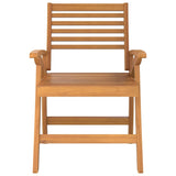 NNEVL Garden Chairs 2 pcs 58x58x87 cm Solid Wood Acacia