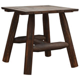 NNEVL Side Table 49x49x50 cm Solid Wood Spruce